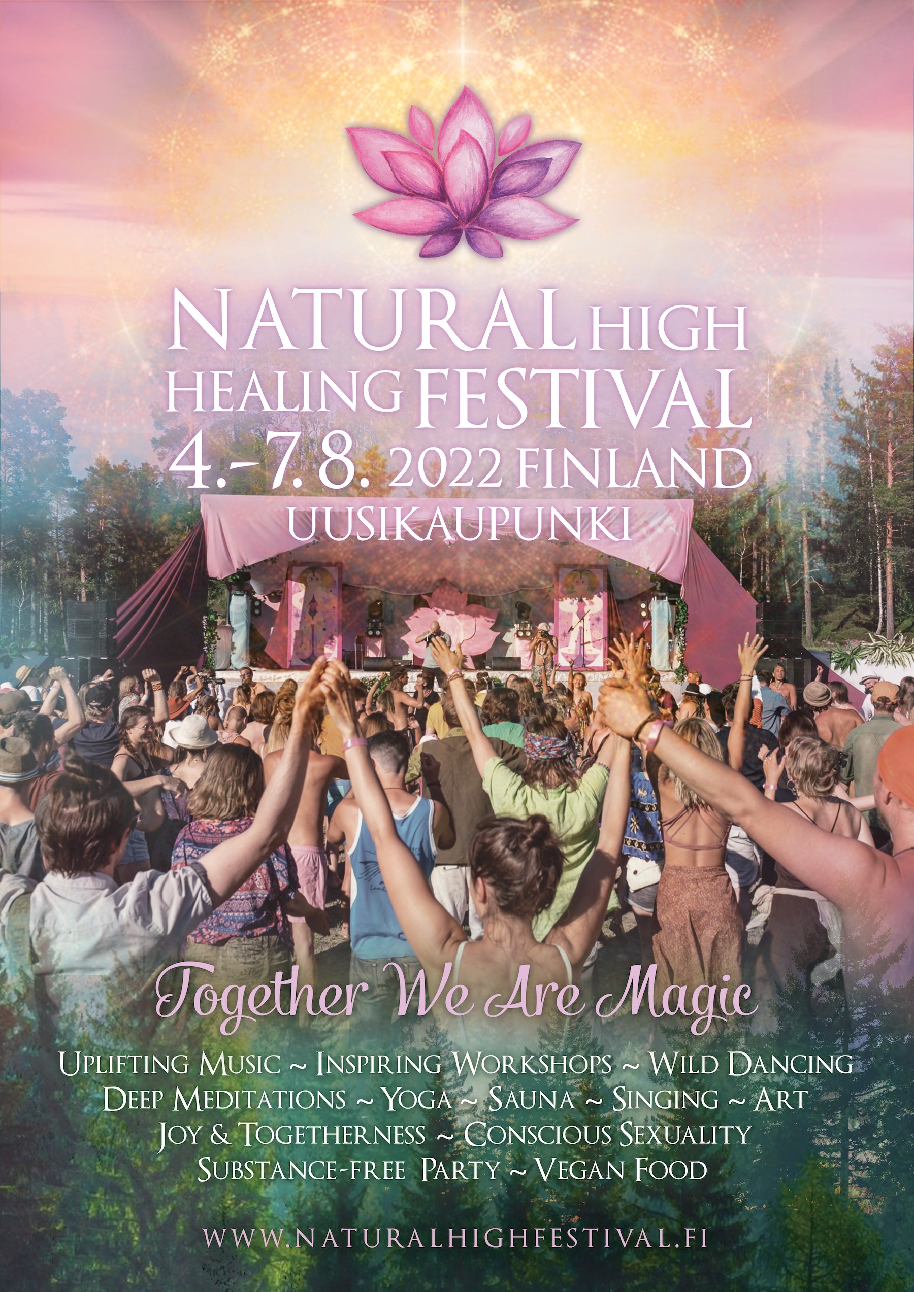 Natural High Healing Festival 2022 posteri